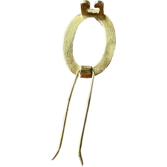 Vintage Gold Tone Hair Clip Barrette Hair jewelry - Picture 4 of 9